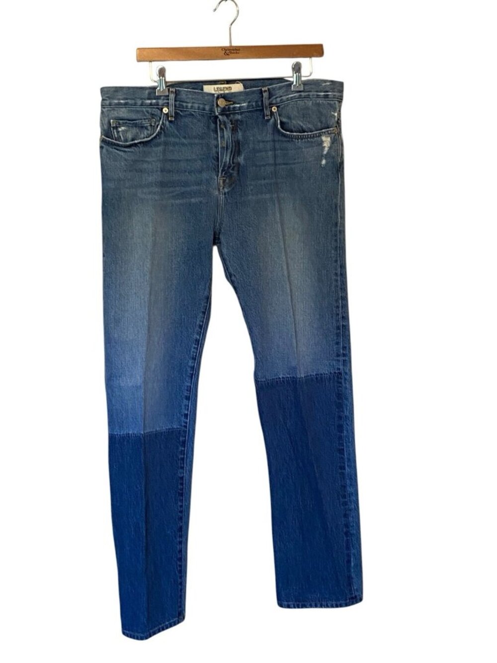 Lucky Brand Legend Jeans Women 14 Reg Blue Medium Wash Vintage Button Fly